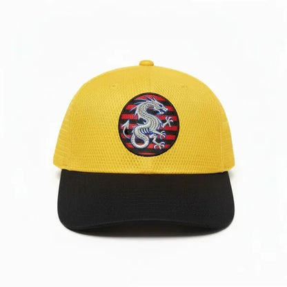 Structured Embroidered Mesh Baseball Cap K093
