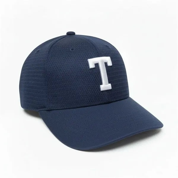 Structured Embroidered Mesh Baseball Cap K093