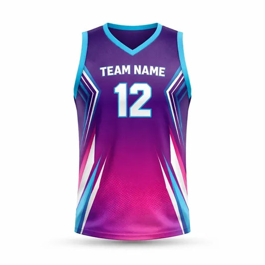 Custom Men's Volleyball Sleeveless Jersey (Sublimated)
