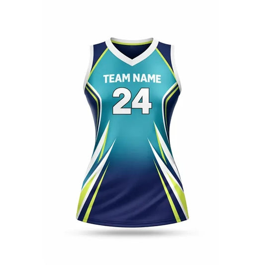 Custom Women's Volleyball Sleeveless Jersey (Sublimated)