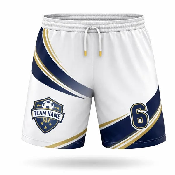 Men's Poly Spandex Performance Sublimated Soccer Shorts