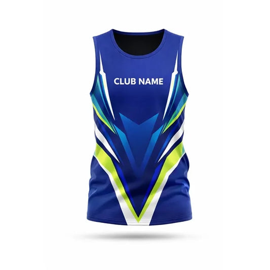 Unisex Sublimated Jersey Style Tank Top 150G Interlock