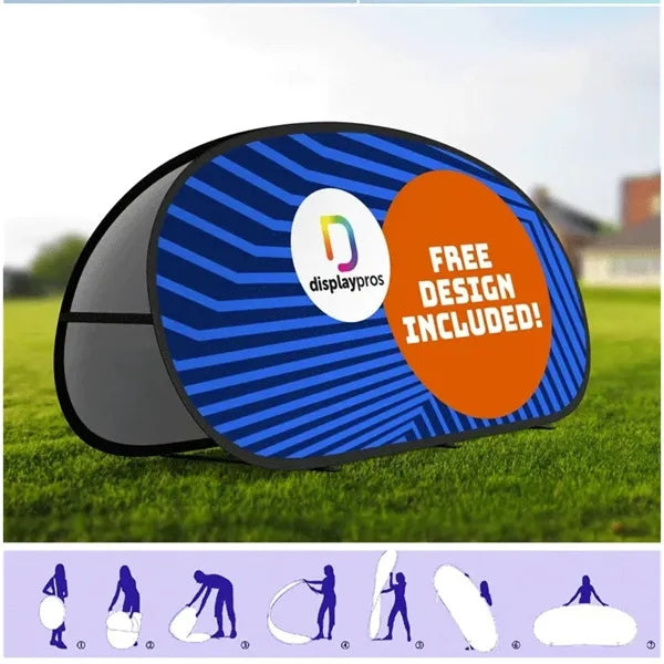 50" x 24 " Custom Pop Up Banner Display