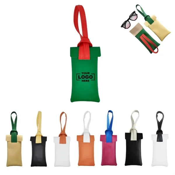 Soft Leather Eyeglass Bags