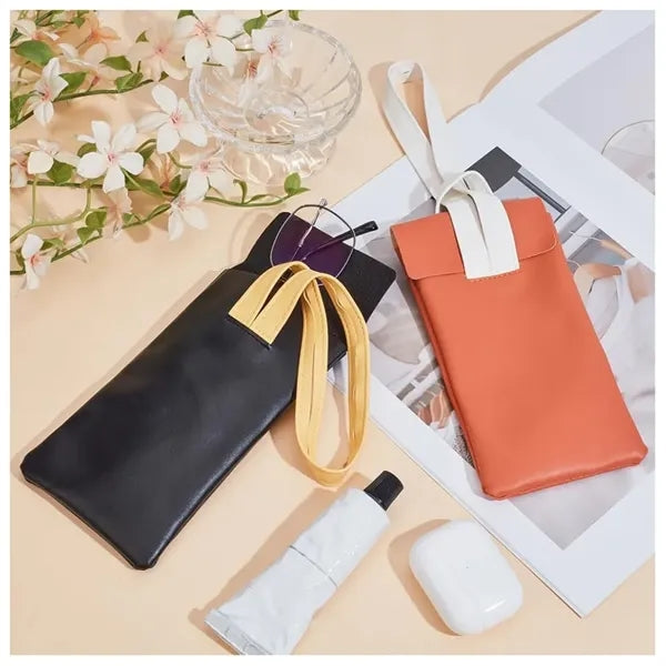 Soft Leather Eyeglass Bags