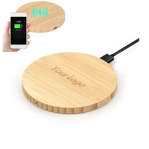 Bamboo Wood Fast Wireless Charger