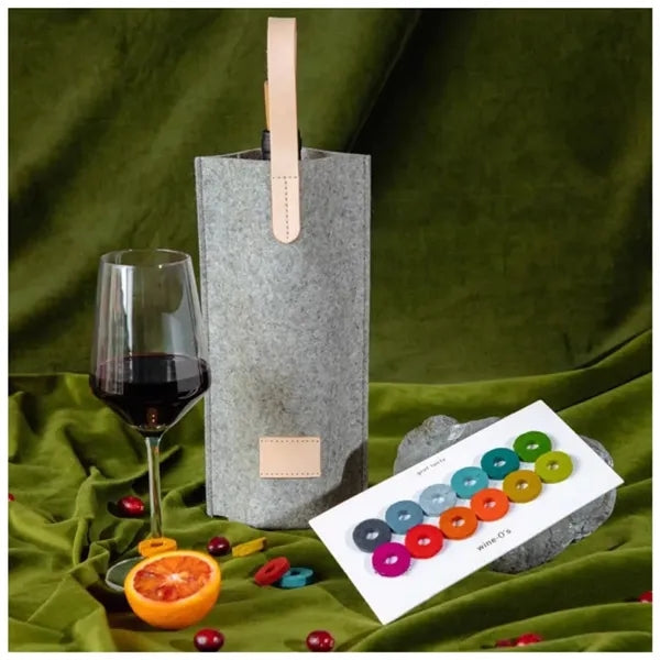 Felt Bottle Wine Tote Bag