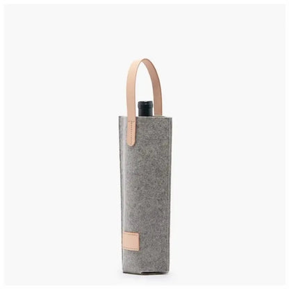 Felt Bottle Wine Tote Bag