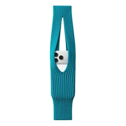 Knitted Long Shoulder Phone Bag