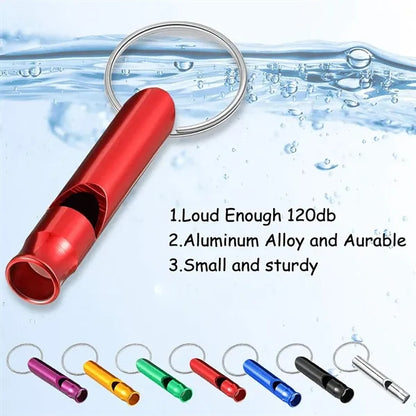 Aluminum Emergency Survival Whistle Keychain