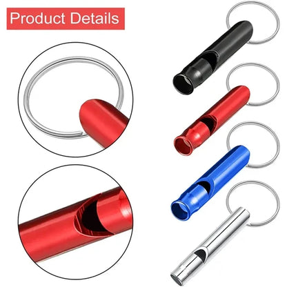 Aluminum Emergency Survival Whistle Keychain