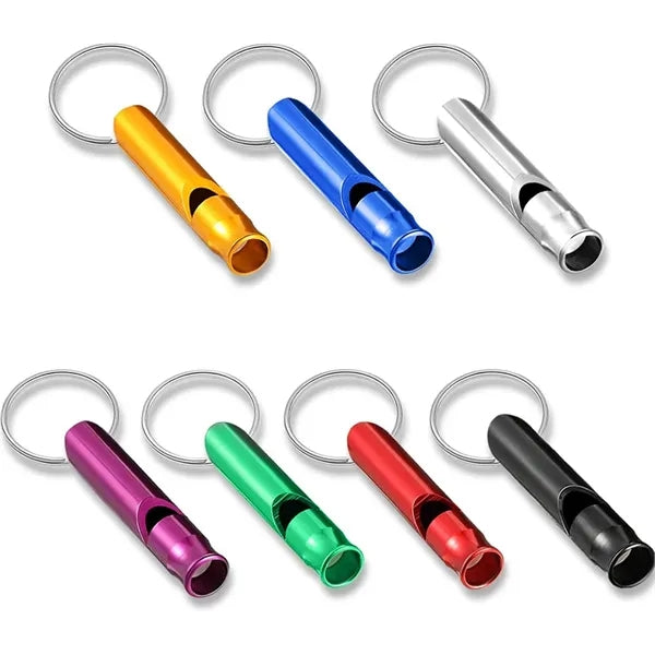 Aluminum Emergency Survival Whistle Keychain