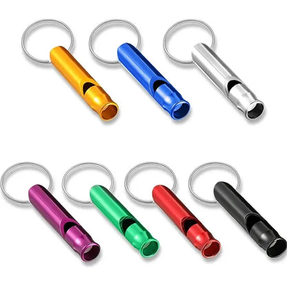 Aluminum Emergency Survival Whistle Keychain