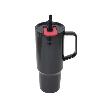 40oz Frosted Plastic Travel Tumbler