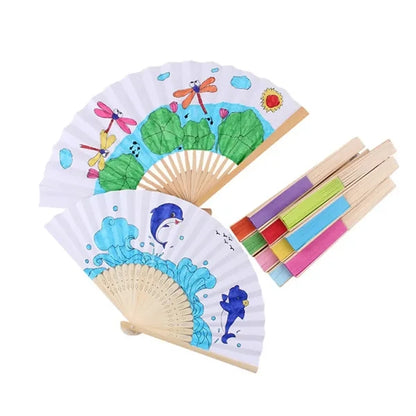 Bamboo Folding Paper Fan
