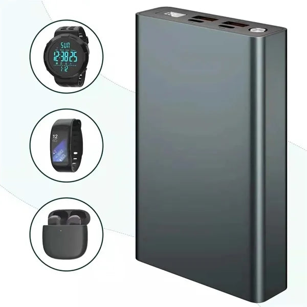 20000mAh aluminium alloy 100W fast charger laptop power bank