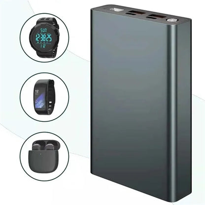 20000mAh aluminium alloy 100W fast charger laptop power bank