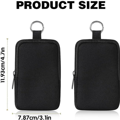Small Soft Neoprene Pouch with Zipper