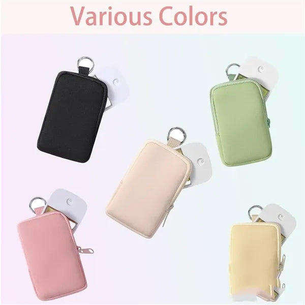 Small Soft Neoprene Pouch with Zipper