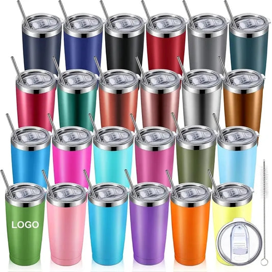 20oz Tumbler with Lid and Straw