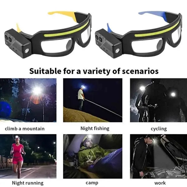Multi Functional Head Wearable Glasses Lamp