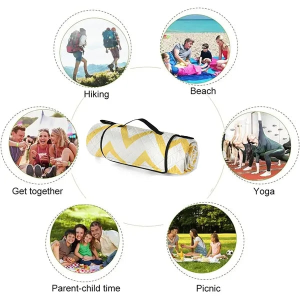 Waterproof Picnic Blanket 79" x 59"