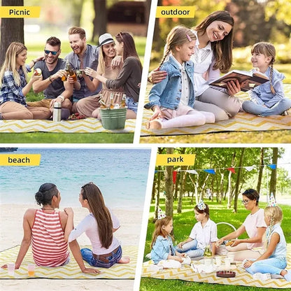 Waterproof Picnic Blanket 79" x 59"