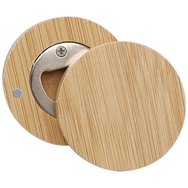 Bamboo Magnetic Bottle Opener