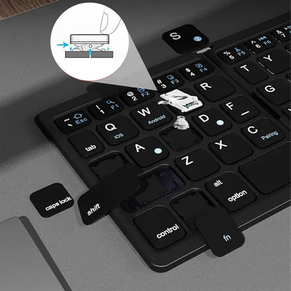 Foldable Bluetooth Keyboard For Home Work Travel Study