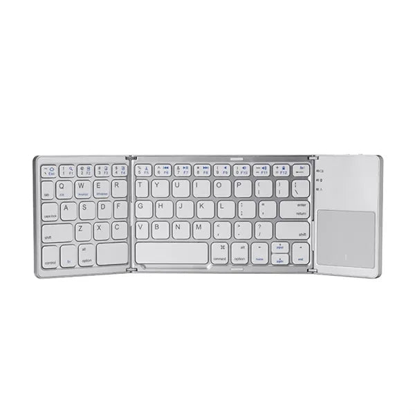 Foldable Wireless Keyboard With Touchpad