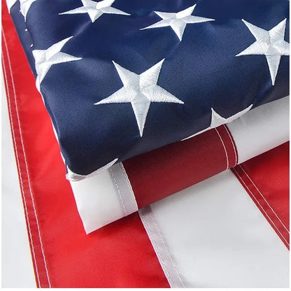 Custom embroidered national flags