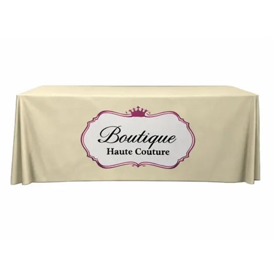Pleated Table Covers (8' x 2.5') Standard Polyester Fabric