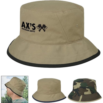 Cotton Twill Bucket Hat - Silkscreen