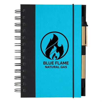 ECO-INSPIRED SPIRAL NOTEBOOK & PEN