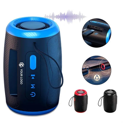 Portable waterproof wireless Bluetooth speaker for outdoor