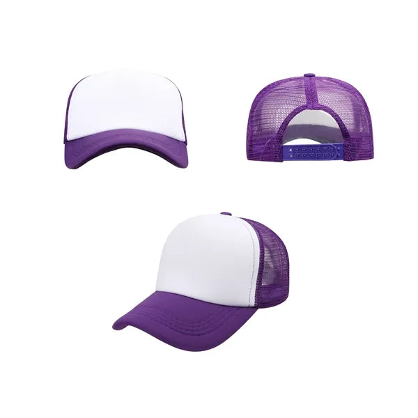 5 Panel Trucker Hat Mesh Back Baseball Cap