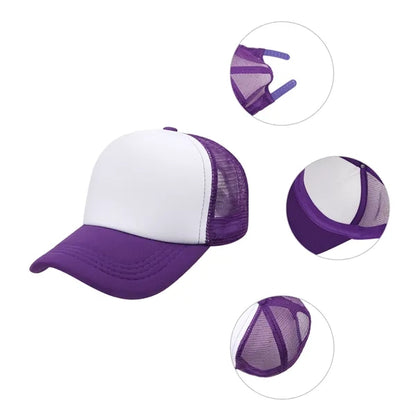 5 Panel Trucker Hat Mesh Back Baseball Cap