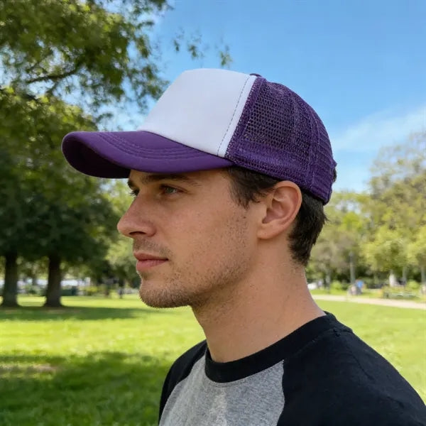 5 Panel Trucker Hat Mesh Back Baseball Cap