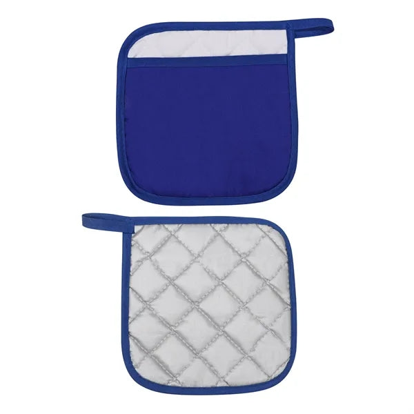 Heat Resistant Quilted Cotton Pot Holder W/Loop