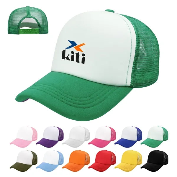 5 Panel Trucker Hat Mesh Back Baseball Cap