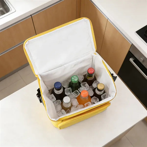 10L Insulated Lunch Cooler Bag W/ Shoulder Strap & Handles