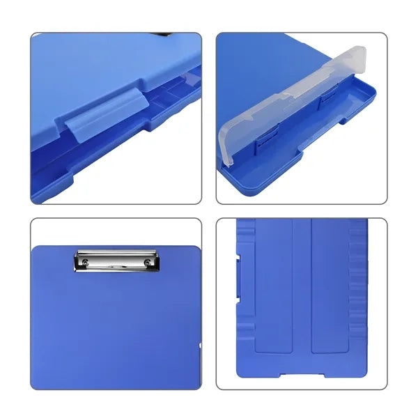 14.3" x 9.6" Plastic Clipboard with Storage High Capacity
