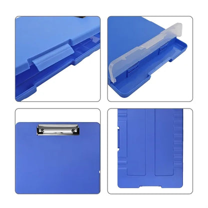 14.3" x 9.6" Plastic Clipboard with Storage High Capacity