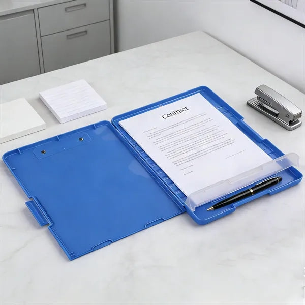 14.3" x 9.6" Plastic Clipboard with Storage High Capacity