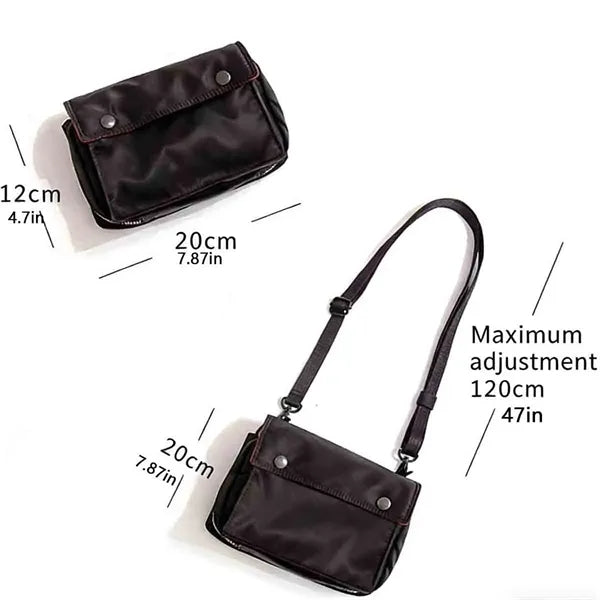 Nylon Casual Messenger Bag