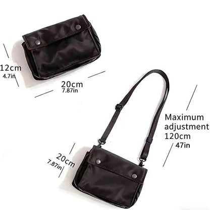 Nylon Casual Messenger Bag