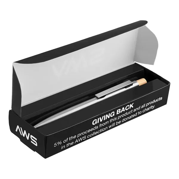 AWS Recycled Stainless Steel Pen