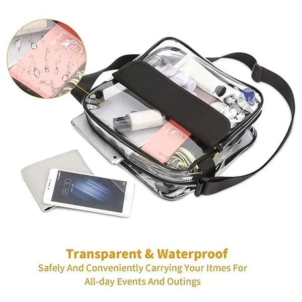 Stadium Approved Clear Crossbody Bag