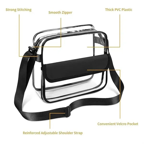 Stadium Approved Clear Crossbody Bag