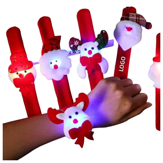 Light-Up Christmas Clap Bracelet
